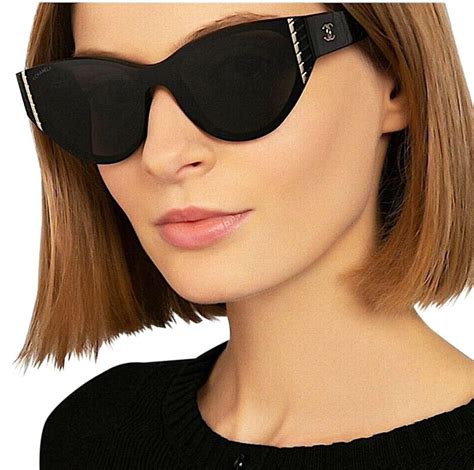 chanel black sunglasses 2019